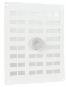 [81426258] Aluminium rooster 250x200mm, wit, afsluitbaar