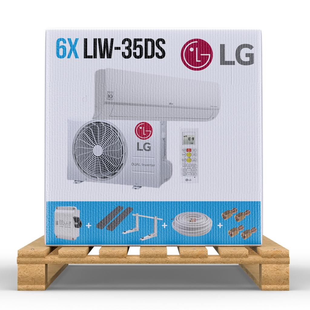 AKTION: (Klimaanlage Komplett Set) 6x LIW-35S