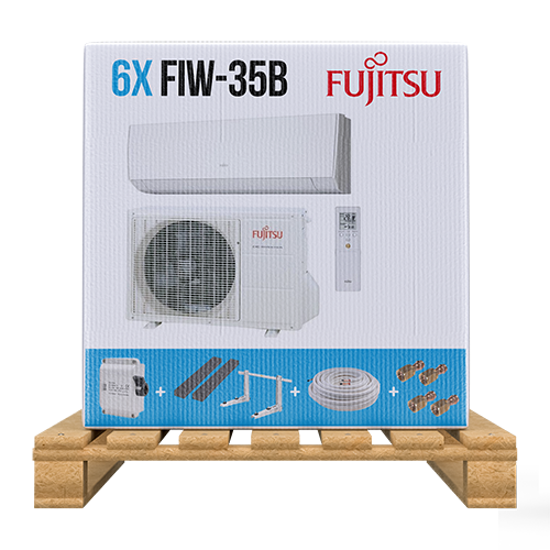 AKTION: (Klimaanlage Komplett Set) 6x FIW-35B