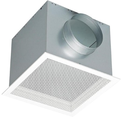 [81405081] Plafondrooster geperf., PRVDOU 400, 200mm zij-aansluiting, (retour)