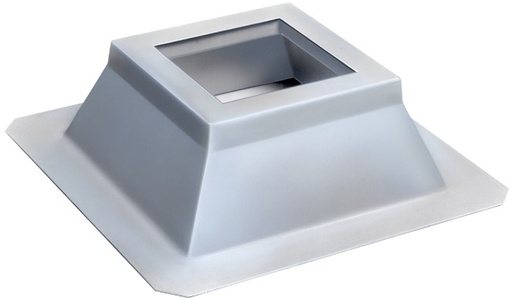 [80230021] Polyester dakopstand voor CAS, voetmaat II, RAL 9010