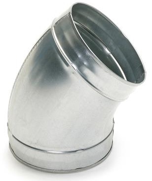 [86500180] Verzinkter Bogen, 45 Grad, 180