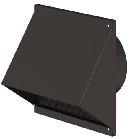 [84133501] Muur-/ gevelrooster 160 zwart