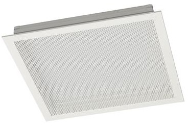 [81405251] Plafondrooster geperf., PRVDON 550, vierkante bovenaansl., (retour)