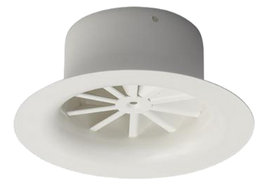 [81661252] Wervelrooster RTFOCA 200, RAL 9010 (toevoer)