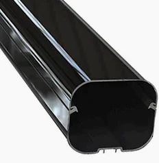 [89923200] Black air duct, 72 mm diameter, 2-meter length