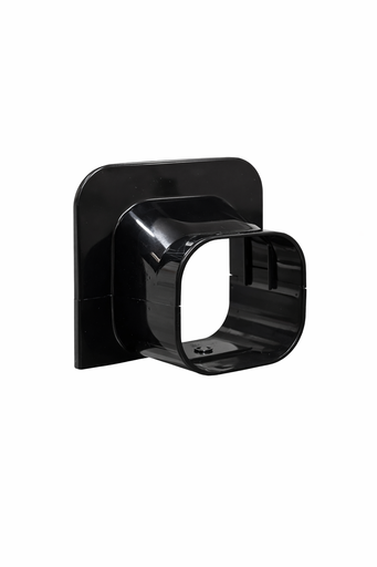 [89923202] Airco duct zwart 72 mm vlakke muur-/wand rozet (eindstuk)