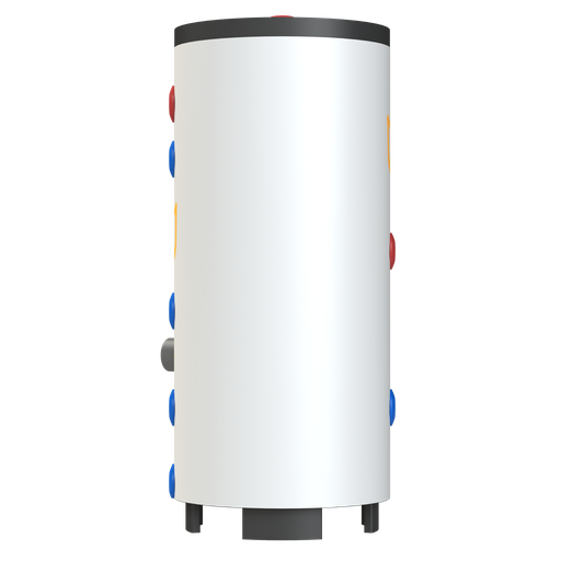 [89931805] Tulip BT1-10 RVS buffervat 100L + 1.5kW elektrisch element