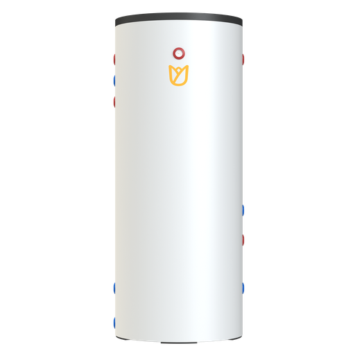 [89931852] Tulip DHW1-100-2 RVS boiler 1000L - 2 wisselaars + 3kW elektr. element