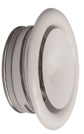 [81581401] Toevoerventiel RTSVMO rond 200, RAL 9010, incl. montagebus