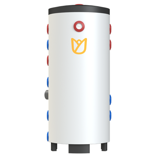 [89931810] Tulip DHW1-10-1 RVS boiler 100L-1 wisselaar + 1.5kW elektrisch element