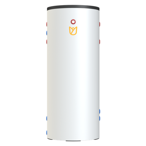 [89931851] Tulip DHW1-100-1 RVS boiler 1000L- 1 wisselaar + 2x3kW elektr. element