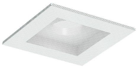 [81402411] Plafondrooster geperf., PTVMIOA 500, 250mm bovenaansluiting (toevoer)