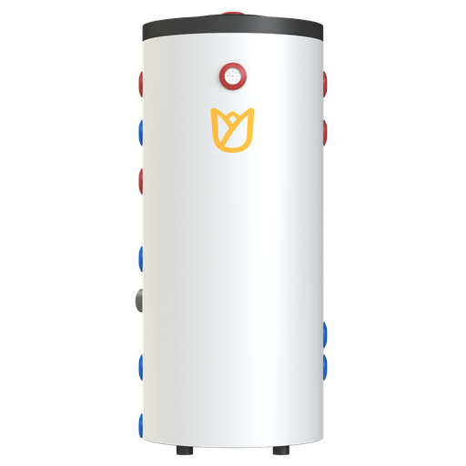 [89931813] Tulip DHW1-20-1 RVS boiler 200L-1 wisselaar + 3kW elektrisch element