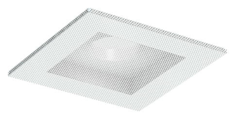 [81402412] Plafondrooster geperf., PTVMIOA 250 (toevoer)