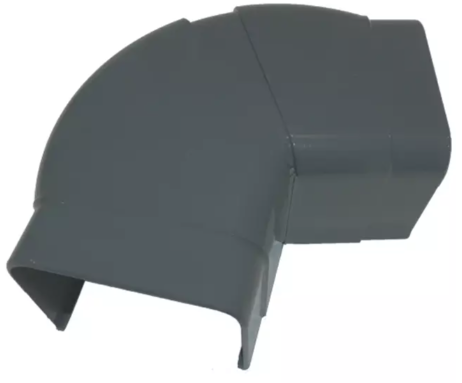 [89923195] Airco duct antraciet RAL7016 90mm verstelbare bocht