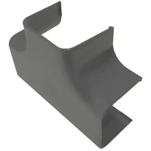 [89923196] 90mm T-fitting for air conditioning ducts, anthracite (RAL 7016)