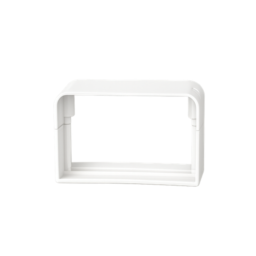 [89923131] Airco duct wit RAL9010 105 mm verbindingsstuk