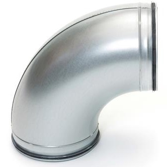 [86881100] Gladde bocht, SPIRO/SAFE, 100, 90 graden