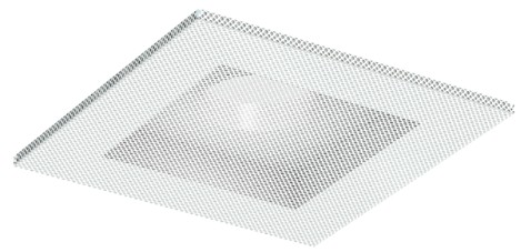 [81400860] Geperf. plafondplaat type 595 staal, RAL 9010