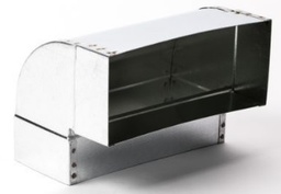 [86900210] Rechthoekige bocht 90 gr. 170x70 staand