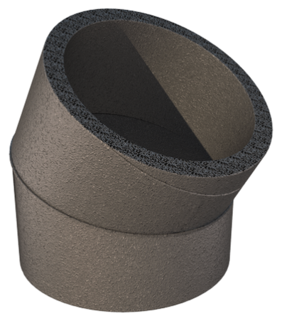 [84132420] HR-WTW-UB bend, 150-30 degrees