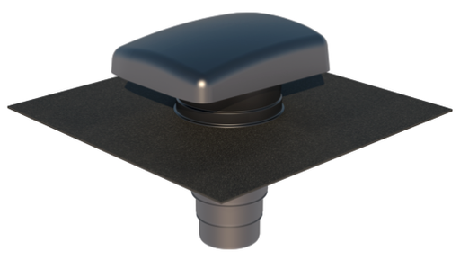 [82200254] Ontluchtingspan RVT 200 Ubiflex zwart