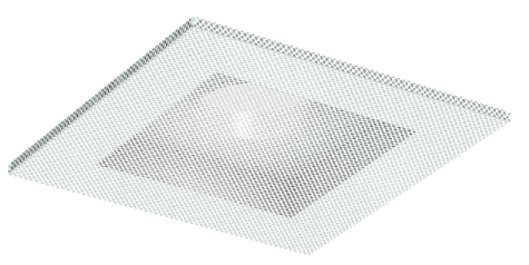 [81402410] Plafondrooster geperf., PTVMIOA 300 (toevoer)