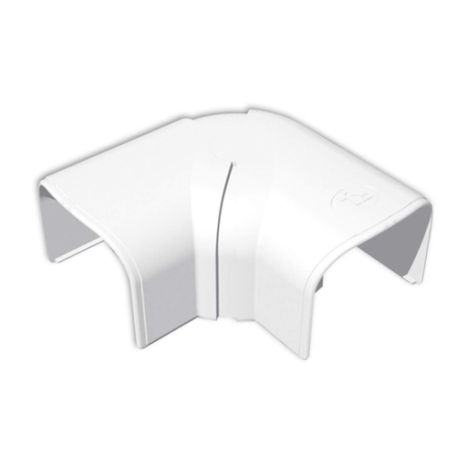 [89923081] Airco duct wit 75 mm verstelbare platte bocht 45-90 graden