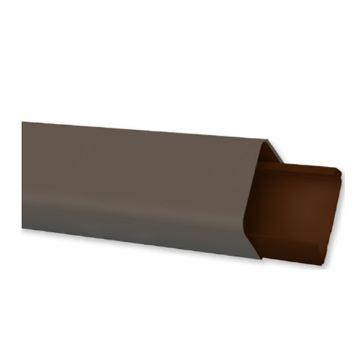 [89923170] Air conditioning duct brown 90 x 65 mm channel length 2 m Ral 8017