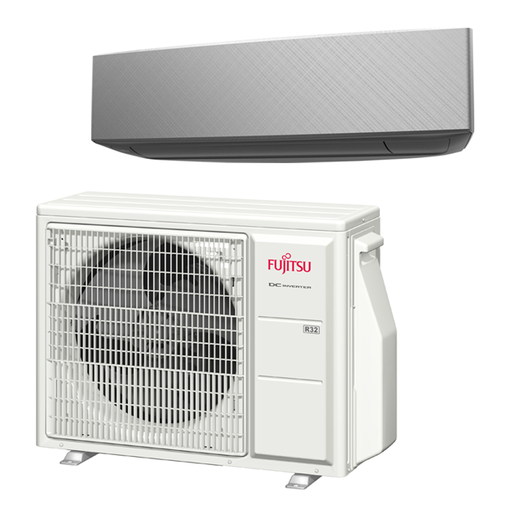 [89934107] FIW-40DS Design silver wall mounted set R32 (4200-5400W)